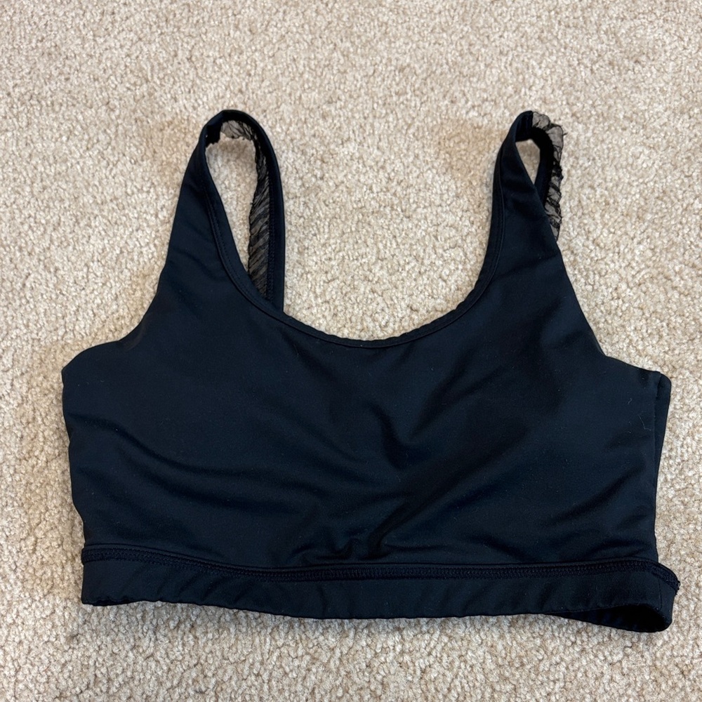Mono B Black Sports Bra